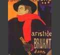 Affiche de Bruant, par Toulouse-Lautrec.